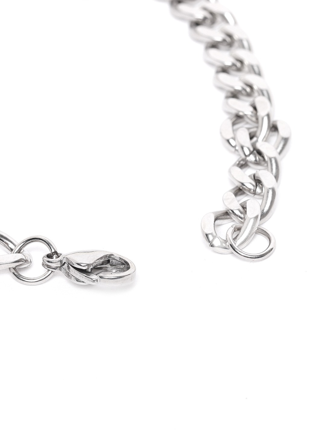 YouBella Women Set of 2 Printed Stone Studded Link Bracelets